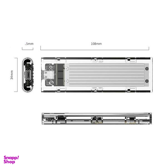 قاب NVMe M.2 SSD اوریکو مدل TCM2-C3