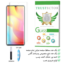 محافظ صفحه نمایش یووی لایت تراستکتور مدل UVT مناسب برای گوشی موبایل شیایومی Mi Note 10 Lite