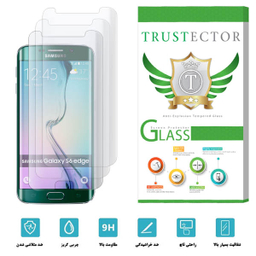 محافظ صفحه نمایش یووی لایت تراستکتور مدل UVT مناسب برای گوشی موبایل سامسونگ Galaxy S6 edge بسته 3 عددی