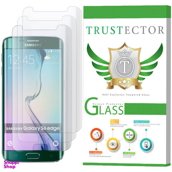 محافظ صفحه نمایش یووی لایت تراستکتور مدل UVT مناسب برای گوشی موبایل سامسونگ Galaxy S6 edge بسته 3 عددی