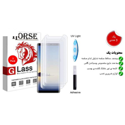 محافظ صفحه نمایش یووی لایت هورس مدل LVB مناسب برای گوشی موبایل سامسونگ Galaxy Note 9 بسته سه عددی
