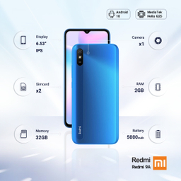 گوشی موبایل شیائومی مدل Redmi 9A M2006C3LG ظرفیت 32 گیگابایت و رم 2 گیگابایت