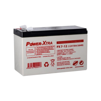 باتری یو پی اس 12 ولت 7 آمپر پاور اکسترا مدل PX7-12
