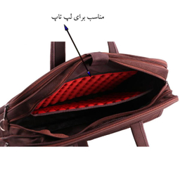 کیف لپ تاپ چرم ما مدل Lp-1 برای لپ تاپ 15 اینچی