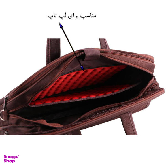 کیف لپ تاپ چرم ما مدل Lp-1 برای لپ تاپ 15 اینچی
