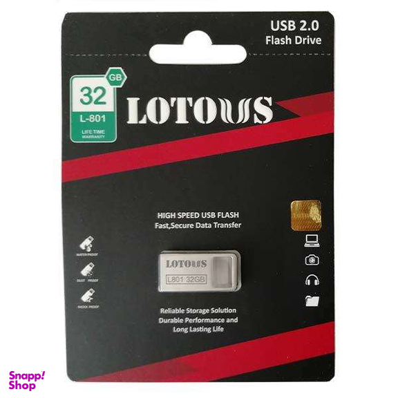 فلش مموری لوتوس مدل L801 ظرفیت 32 گیگابایت