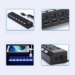 هاب 7 پورت USB 2.0 مدل Hi-Speed