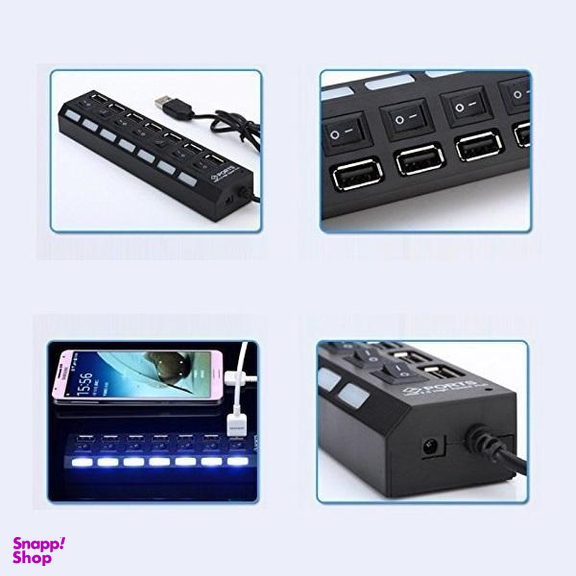 هاب 7 پورت USB 2.0 مدل Hi-Speed