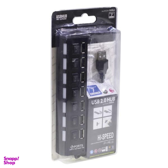 هاب 7 پورت USB 2.0 مدل Hi-Speed