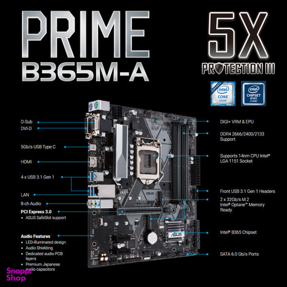 مادربرد ایسوس مدل PRIME B365M-A