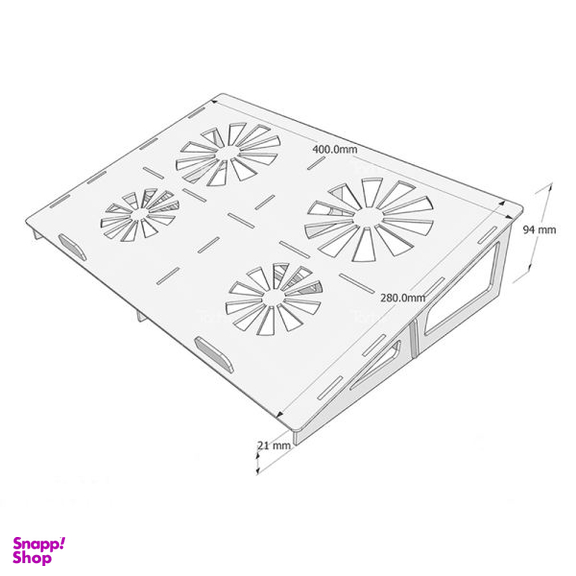 پایه نگهدارنده لپ تاپ مدل 2000