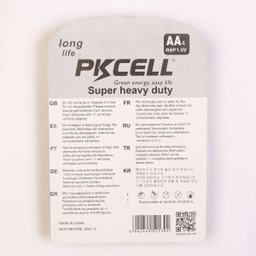 باتری قلمی پیکسل (PKCELL) مدل Super Heavy Duty بسته 4 عددی