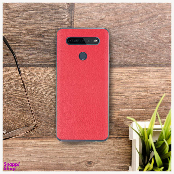 برچسب پوششی راک اسپیس مدل Leather-RD مناسب برای گوشی موبایل ال جی K51s