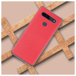 برچسب پوششی راک اسپیس مدل Leather-RD مناسب برای گوشی موبایل ال جی K51s