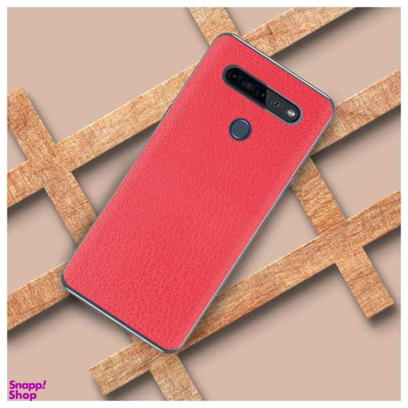 برچسب پوششی راک اسپیس مدل Leather-RD مناسب برای گوشی موبایل ال جی K51s