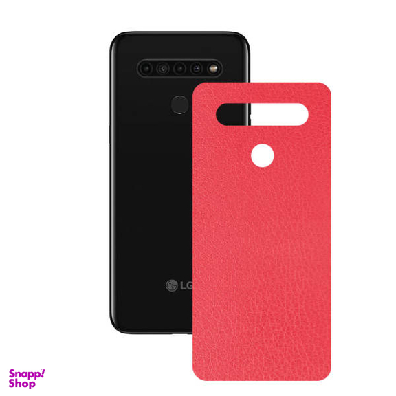 برچسب پوششی راک اسپیس مدل Leather-RD مناسب برای گوشی موبایل ال جی K51s