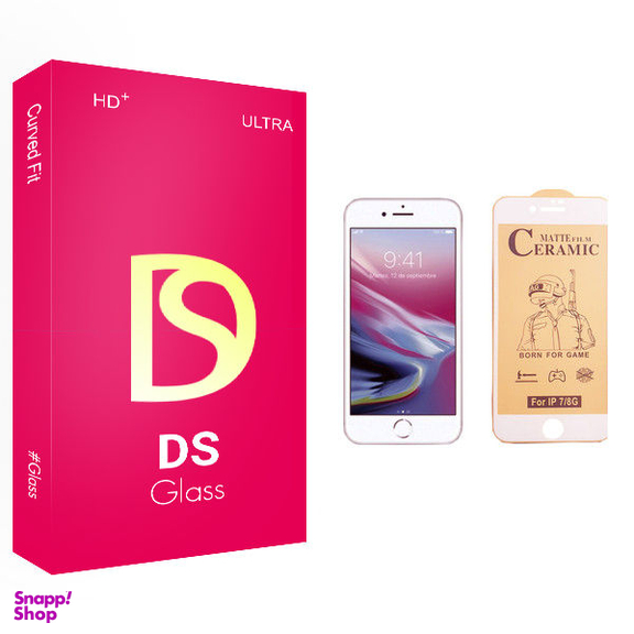 محافظ صفحه نمایش سرامیکی دی اس مدل +HD مناسب برای گوشی موبایل اپل iPhone 7