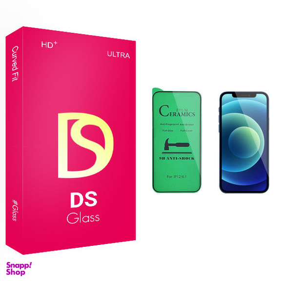 محافظ صفحه نمایش سرامیکی دی اس مدل +HD مناسب برای گوشی موبایل اپل iPhone 12 Pro