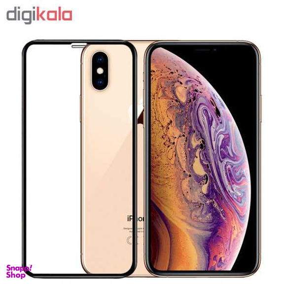 محافظ صفحه نمایش سرامیکی مدل 100D مناسب برای گوشی موبایل اپل Iphone xs max/11 pro max