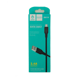 کابل تبدیل USB به microUSB دن‌من مدل D01V طول 1 متر