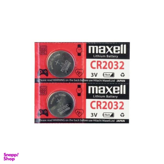 باتری سکه ای مکسل مدل CR2032 بسته 2 عددی