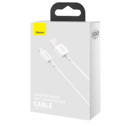 کابل تبدیل USB به لایتنینگ بیسوس مدل Superior طول 1 متر
