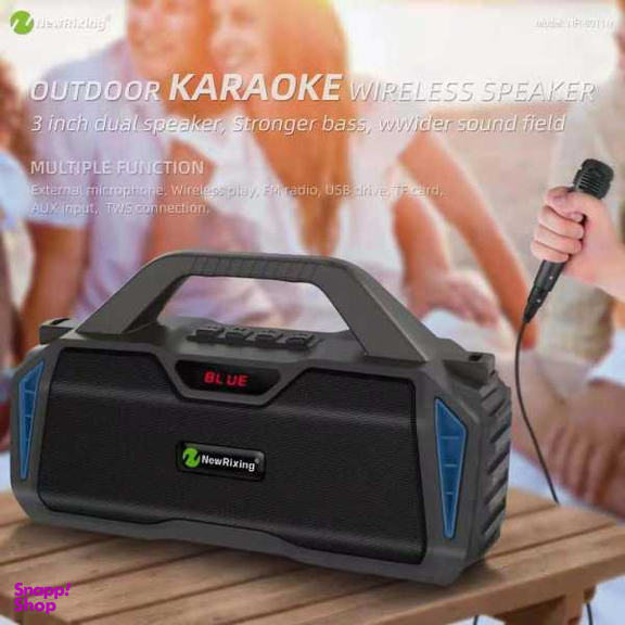 اسپیکر بلوتوثی نیوریکسینگ (Newrixing) مدل Nr-6011M به همراه میکروفون