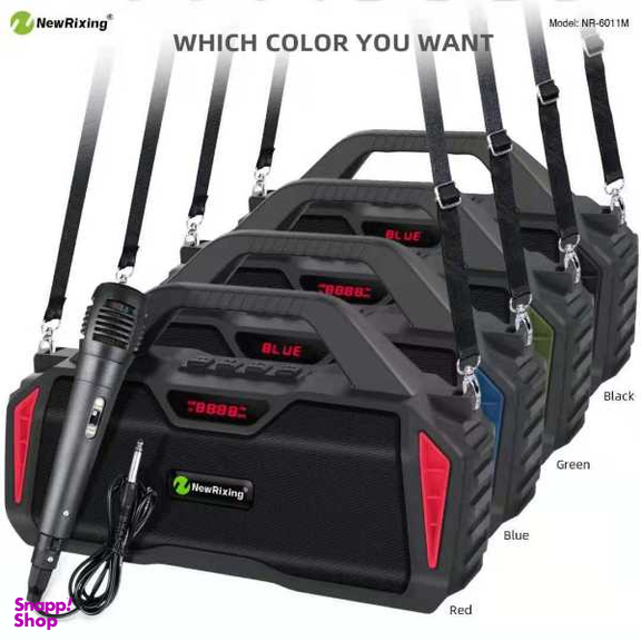 اسپیکر بلوتوثی نیوریکسینگ (Newrixing) مدل Nr-6011M به همراه میکروفون