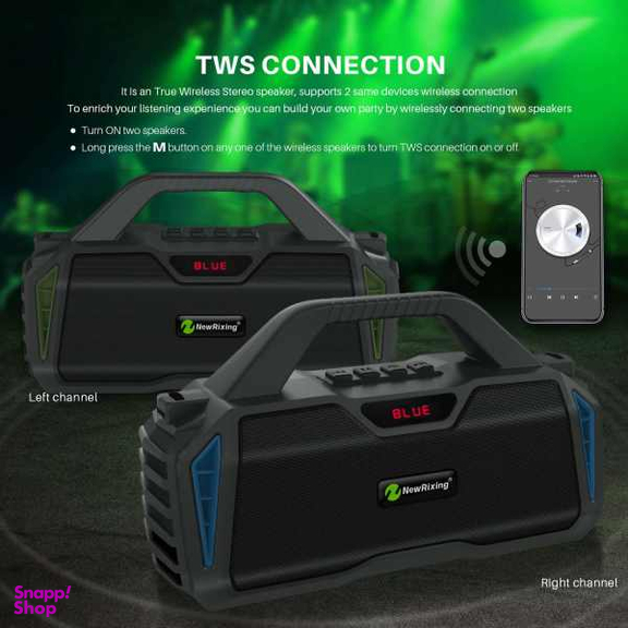 اسپیکر بلوتوثی نیوریکسینگ (Newrixing) مدل Nr-6011M به همراه میکروفون