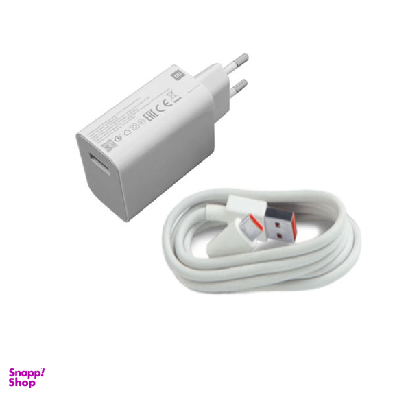 شارژر دیواری شیائومی مدل 33w Super Fast به همراه کابل تبدیل Usb-c