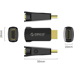 تبدیل HDMI به VGA با خروجی صدا اوریکو مدل XD-HLFV