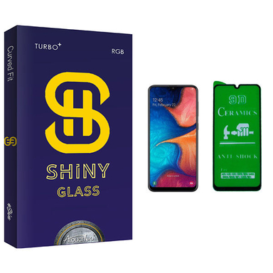 محافظ صفحه نمایش 9D آتوچبو مدل Shiny Glass مناسب برای گوشی موبایل سامسونگ Galaxy A20 / A30 / A50 / M30