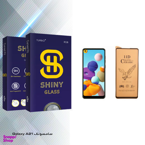 محافظ صفحه نمایش سرامیکی آتوچبو مدل Shiny Glass مناسب برای گوشی موبایل سامسونگ Galaxy A21