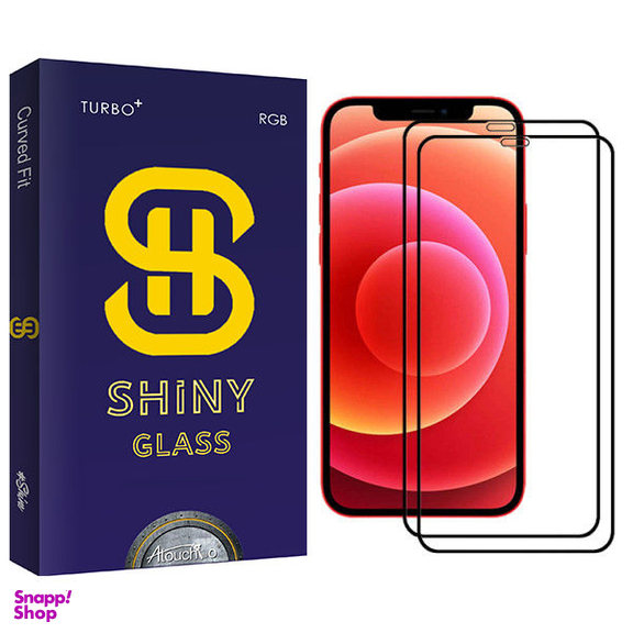 محافظ صفحه نمایش سرامیکی آتوچبو مدل Shiny Glass مناسب برای گوشی موبایل اپل Iphone 12 بسته دو عددی