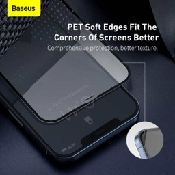 محافظ صفحه نمایش بیسوس مدل SGAPIPH61P-PE01 مناسب برای گوشی موبایل اپل IPhone 12 / 12 Pro بسته 2 عددی