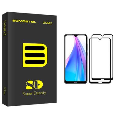 محافظ صفحه نمایش سوماستل مدل SD Glass مناسب برای گوشی موبایل شیایومی Redmi Note 8T بسته دو عددی