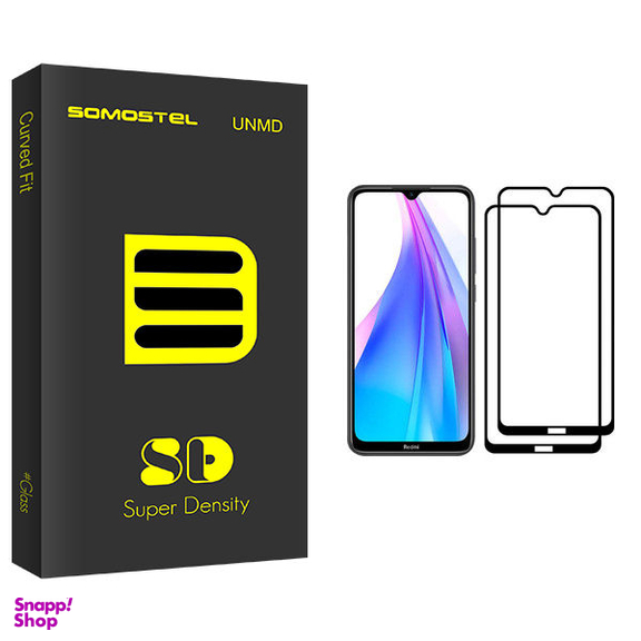محافظ صفحه نمایش سوماستل مدل SD Glass مناسب برای گوشی موبایل شیایومی Redmi Note 8T بسته دو عددی