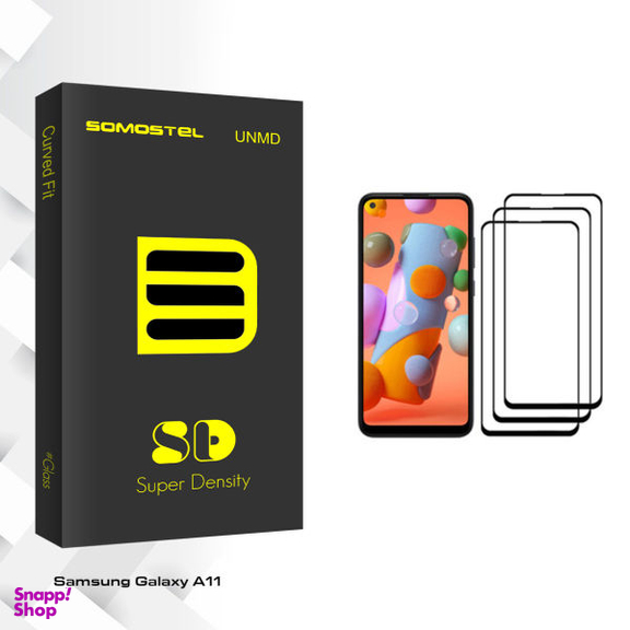 محافظ صفحه نمایش سوماستل مدل SD Glass مناسب برای گوشی موبایل سامسونگ Galaxy A11 بسته سه عددی