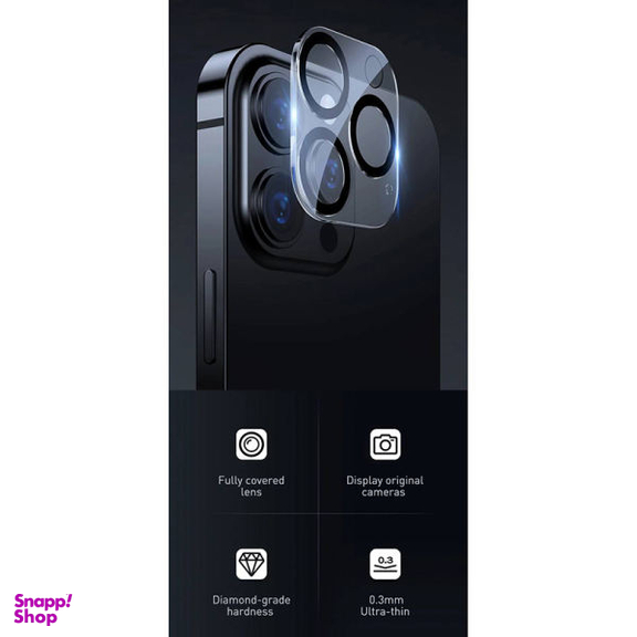 محافط لنز دوربین بیسوس مدل Lens Film مناسب برای گوشی موبایل اپل IPhone 13 Pro Max / 13 Pro بسته دو عددی