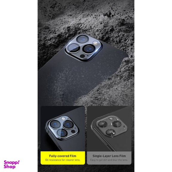 محافط لنز دوربین بیسوس مدل Lens Film مناسب برای گوشی موبایل اپل IPhone 13 Pro Max / 13 Pro بسته دو عددی