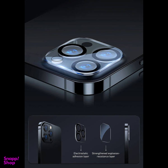 محافط لنز دوربین بیسوس مدل Lens Film مناسب برای گوشی موبایل اپل IPhone 13 Pro Max / 13 Pro بسته دو عددی