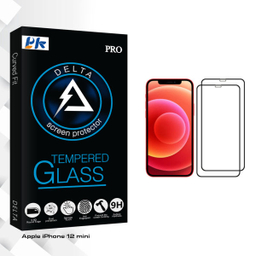 محافظ صفحه نمایش پی کی مدل Delta Glass مناسب برای گوشی موبایل اپل iPhone 12 mini بسته دو عددی