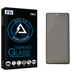 محافظ صفحه نمایش حریم شخصی پی کی مدل Delta Glass مناسب برای گوشی موبایل شیایومی Redmi Note 9 Pro