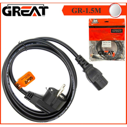 کابل برق منبع تغذیه کامپیوتر گریت (Great) طول 1٫5 متری