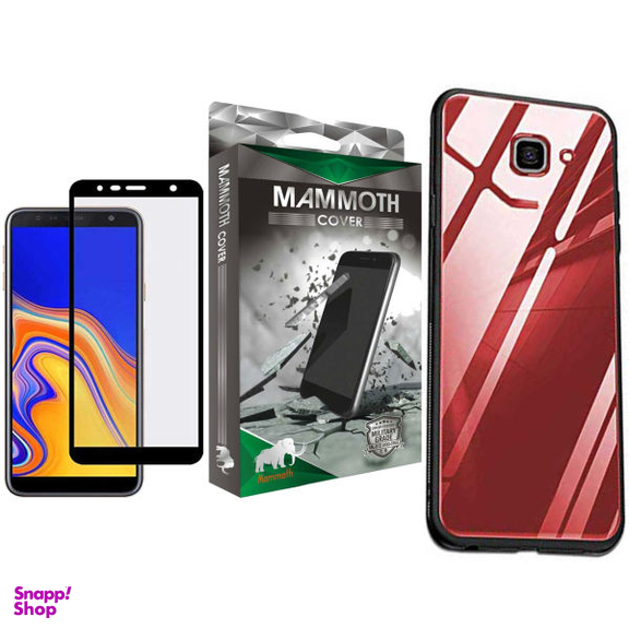 کاور ماموت (Mammoth) مدل PGMA مناسب موبایل سامسونگ Galaxy J4 Plus به همراه محافظ صفحه نمایش