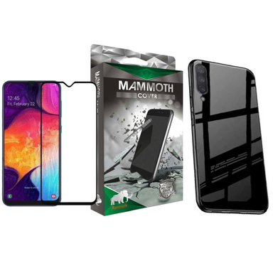 کاور ماموت (Mammoth) مدل PGMA مناسب موبایل سامسونگ Galaxy A70 به همراه محافظ صفحه نمایش