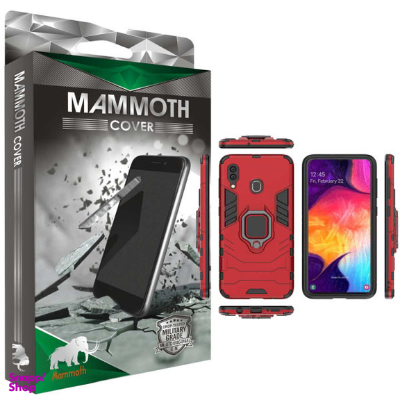 کاور ماموت (Mammoth) مدل M-GHB-MGNT مناسب موبایل سامسونگ Galaxy A20 به همراه محافظ صفحه نمایش