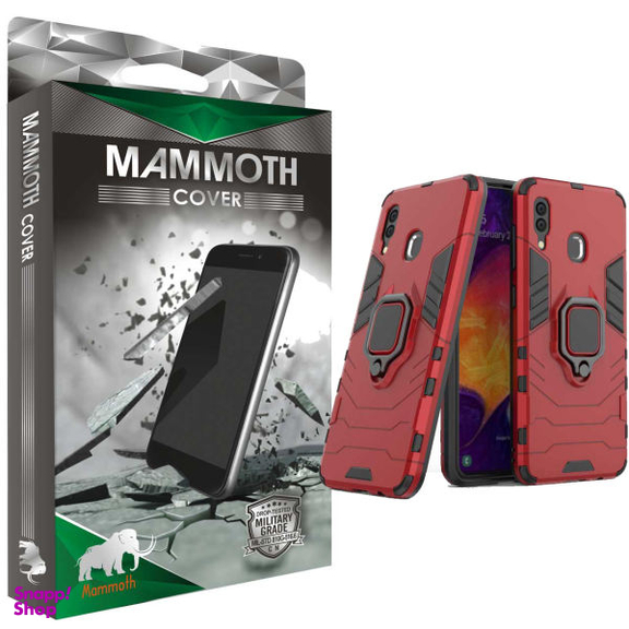 کاور ماموت (Mammoth) مدل M-GHB-MGNT مناسب موبایل سامسونگ Galaxy A20 به همراه محافظ صفحه نمایش