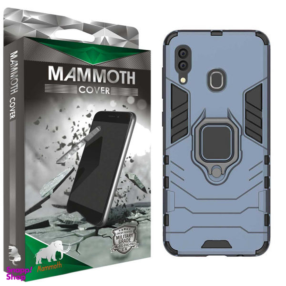 کاور ماموت (Mammoth) مدل M-GHB-MGNT مناسب موبایل سامسونگ Galaxy A20 به همراه محافظ صفحه نمایش
