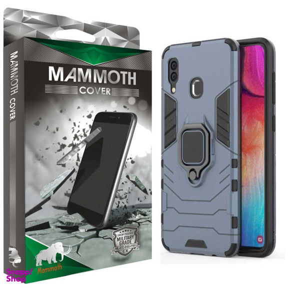 کاور ماموت (Mammoth) مدل M-GHB-MGNT مناسب موبایل سامسونگ Galaxy A20 به همراه محافظ صفحه نمایش